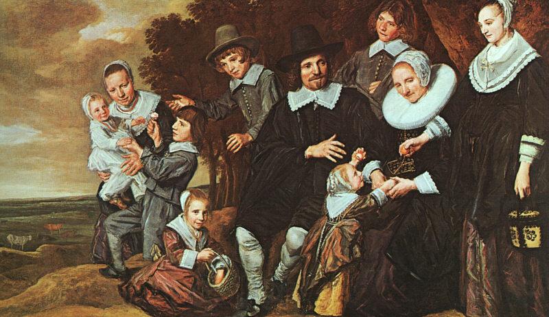 Frans Hals A Family Group in a Landscape